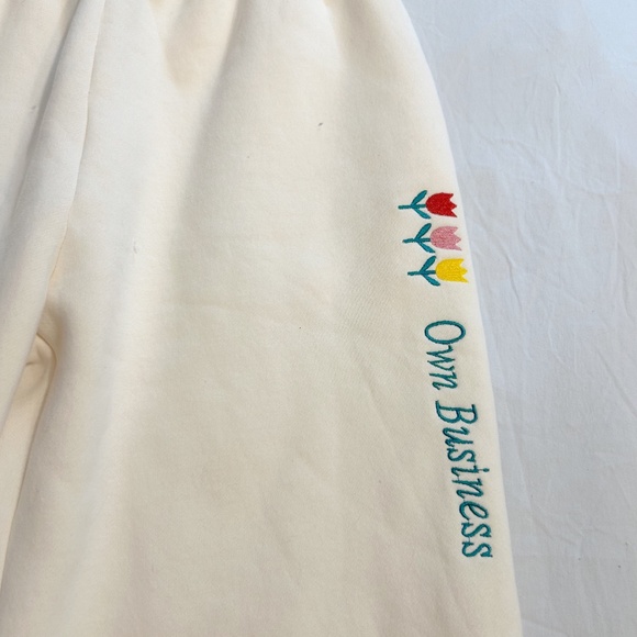 Yellow The Label Watering My Own Grass Sweatpants *NWOT* - Picture 6 of 8